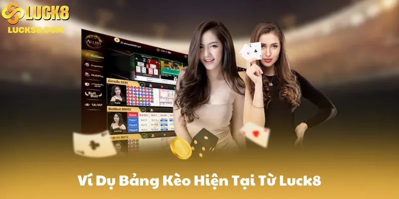 Ví Dụ Bảng Kèo Hiện Tại Từ Luck8